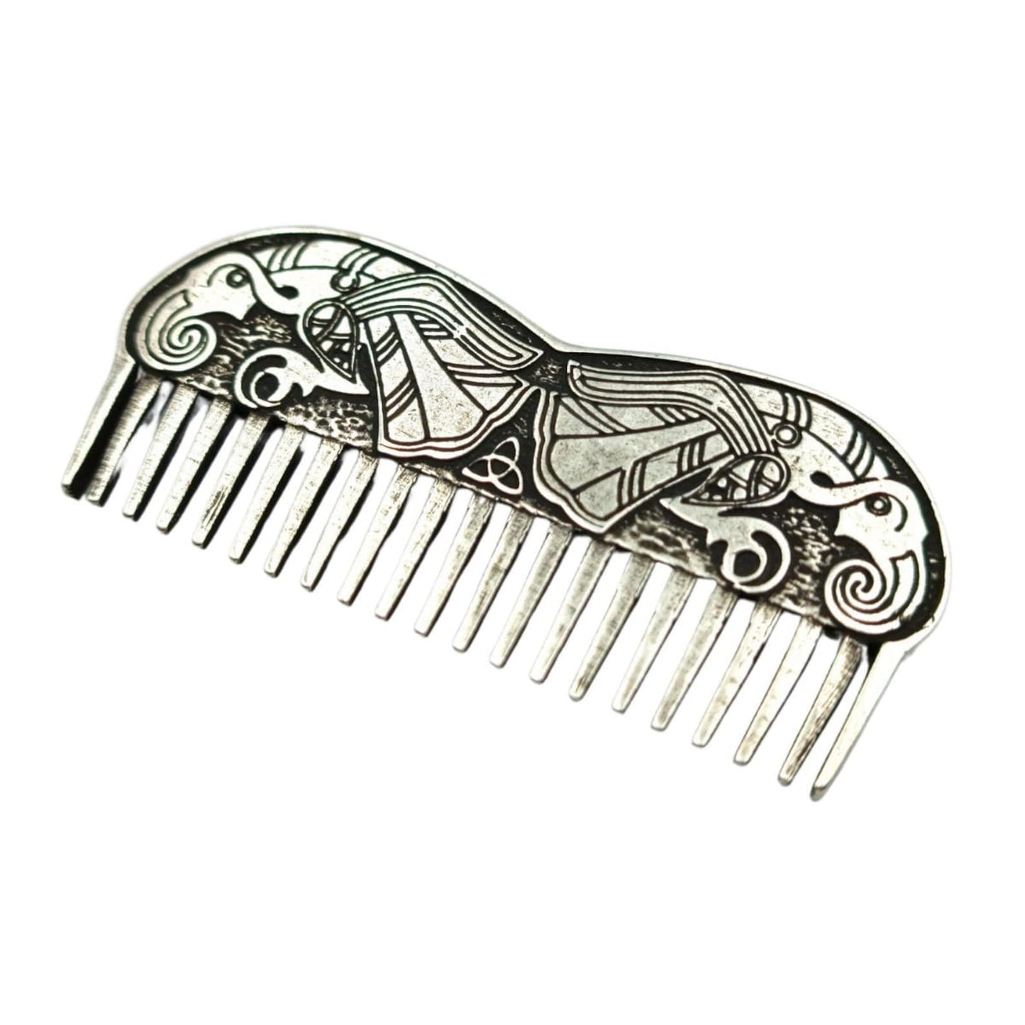 Viking comb | mustache metal accessories | beard care | mens gifts – Viking | Norse runes & Nordic jewelry