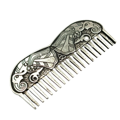 Viking comb | mustache metal accessories | beard care | mens gifts – Viking | Norse runes & Nordic jewelry