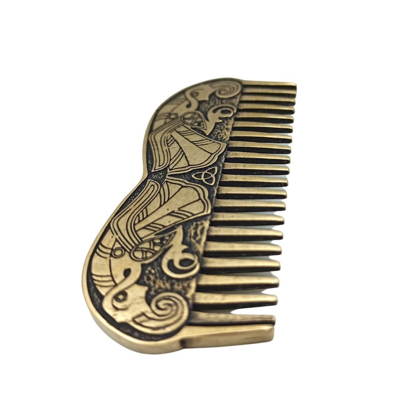 Viking comb | mustache metal accessories | beard care | mens gifts – Viking | Norse runes & Nordic jewelry