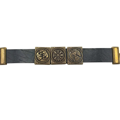 Viking compass bangle | Vegvisir bracelet rune jewelry – Viking jewerly | Norse runes & Nordic jewelry