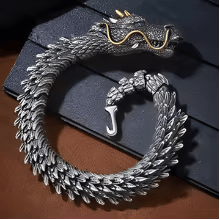 Viking Dragon Cuff Bracelet – Copper Bangle – Viking jewelry | Norse runes & Nordic jewelry