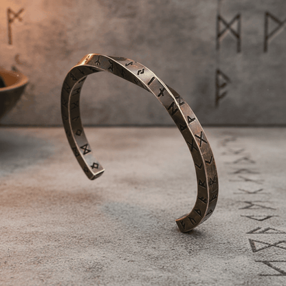 🎁 Viking Runes Mobius Bracelet | Stainless Steel Norse Amulet (100% off) – Viking | Norse runes & Nordic jewelry