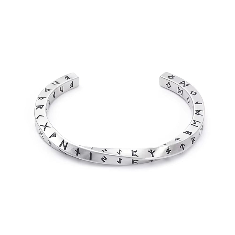 🎁 Viking Runes Mobius Bracelet | Stainless Steel Norse Amulet (100% off) – Viking | Norse runes & Nordic jewelry