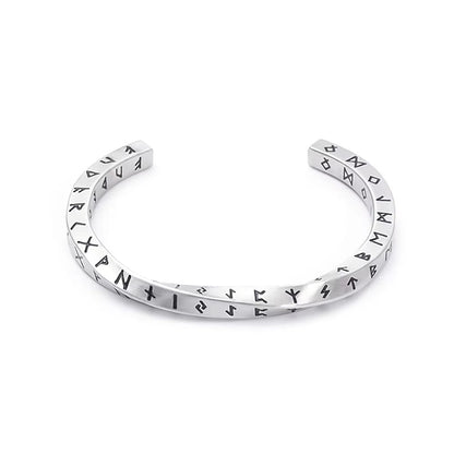 🎁 Viking Runes Mobius Bracelet | Stainless Steel Norse Amulet (100% off) – Viking | Norse runes & Nordic jewelry