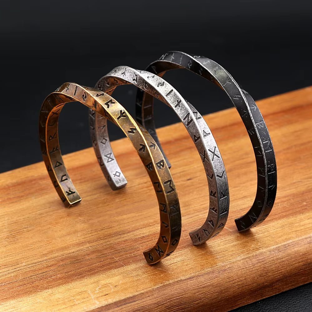 🎁 Viking Runes Mobius Bracelet | Stainless Steel Norse Amulet (100% off) – Viking | Norse runes & Nordic jewelry