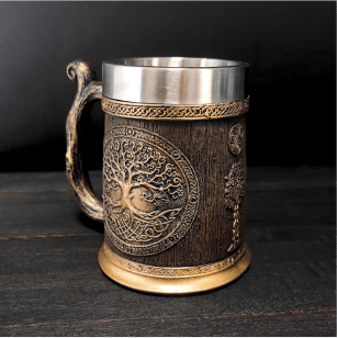 Viking Theme Beer Mug – Viking | Norse runes & Nordic jewelry