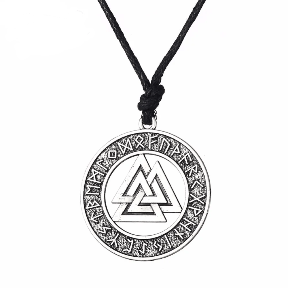 Viking Warrior Necklace – Valknut Rune Symbol of Odin – Viking | Norse runes & Nordic jewelry