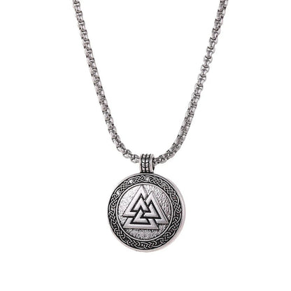 Viking Warrior Necklace – Valknut Rune Symbol of Odin – Viking | Norse runes & Nordic jewelry