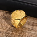 Viking Tree of Life Ring - Gold Plated